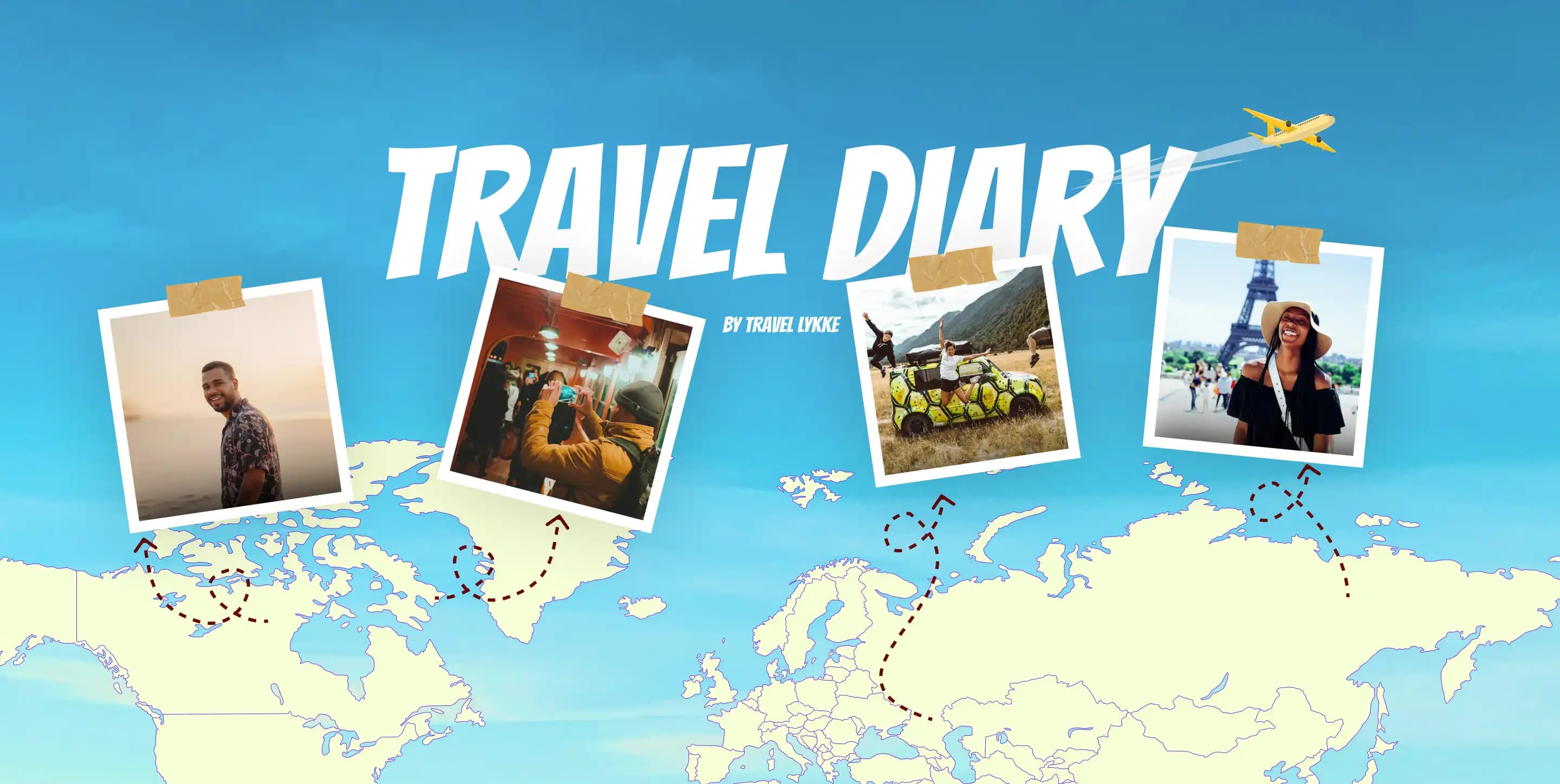 Travel Diary Background
