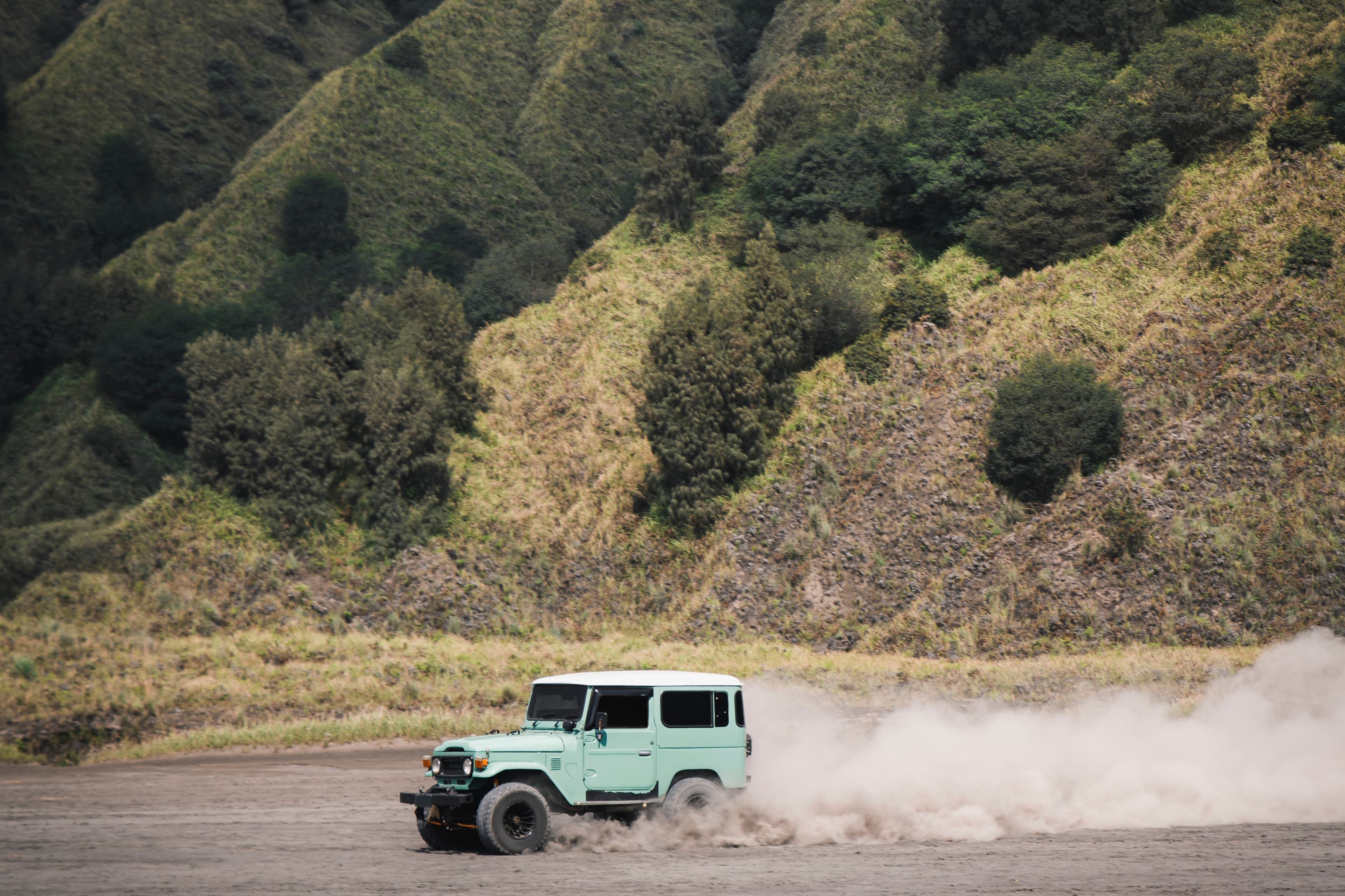 Mount Batur Jeep Ride with Natural Hot Spring and Bali Swing media 1