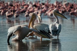 Flamingo Watching at Lake Nakuru