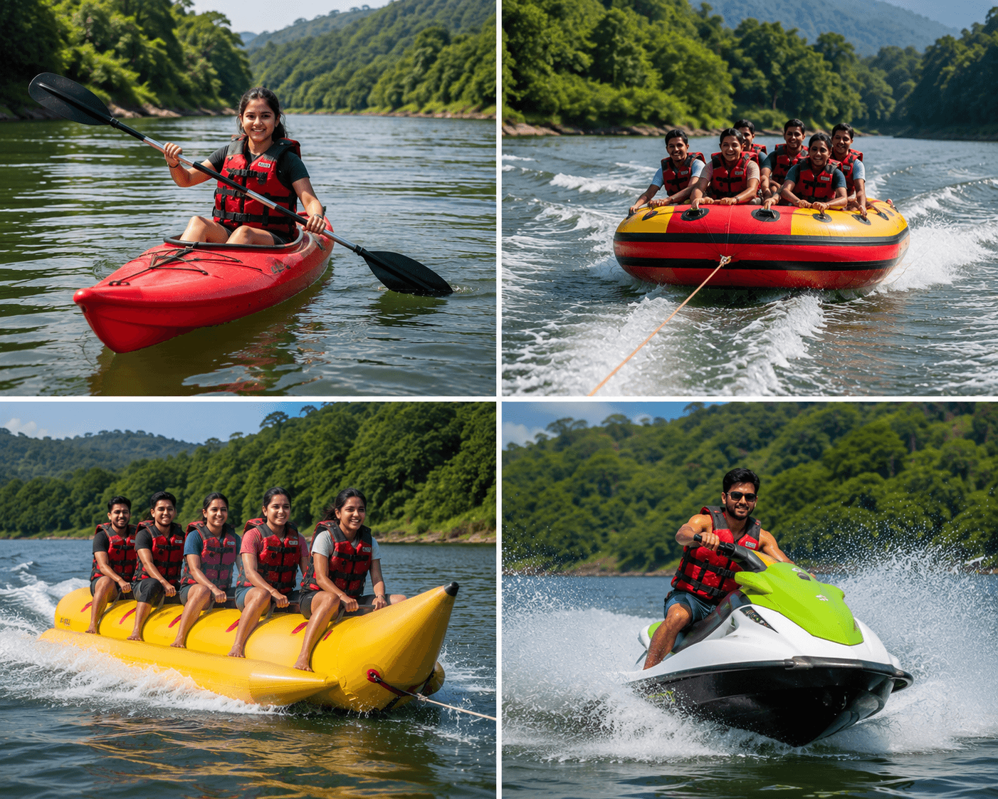 4 Water Activities by kundalika River Rafting kolad
