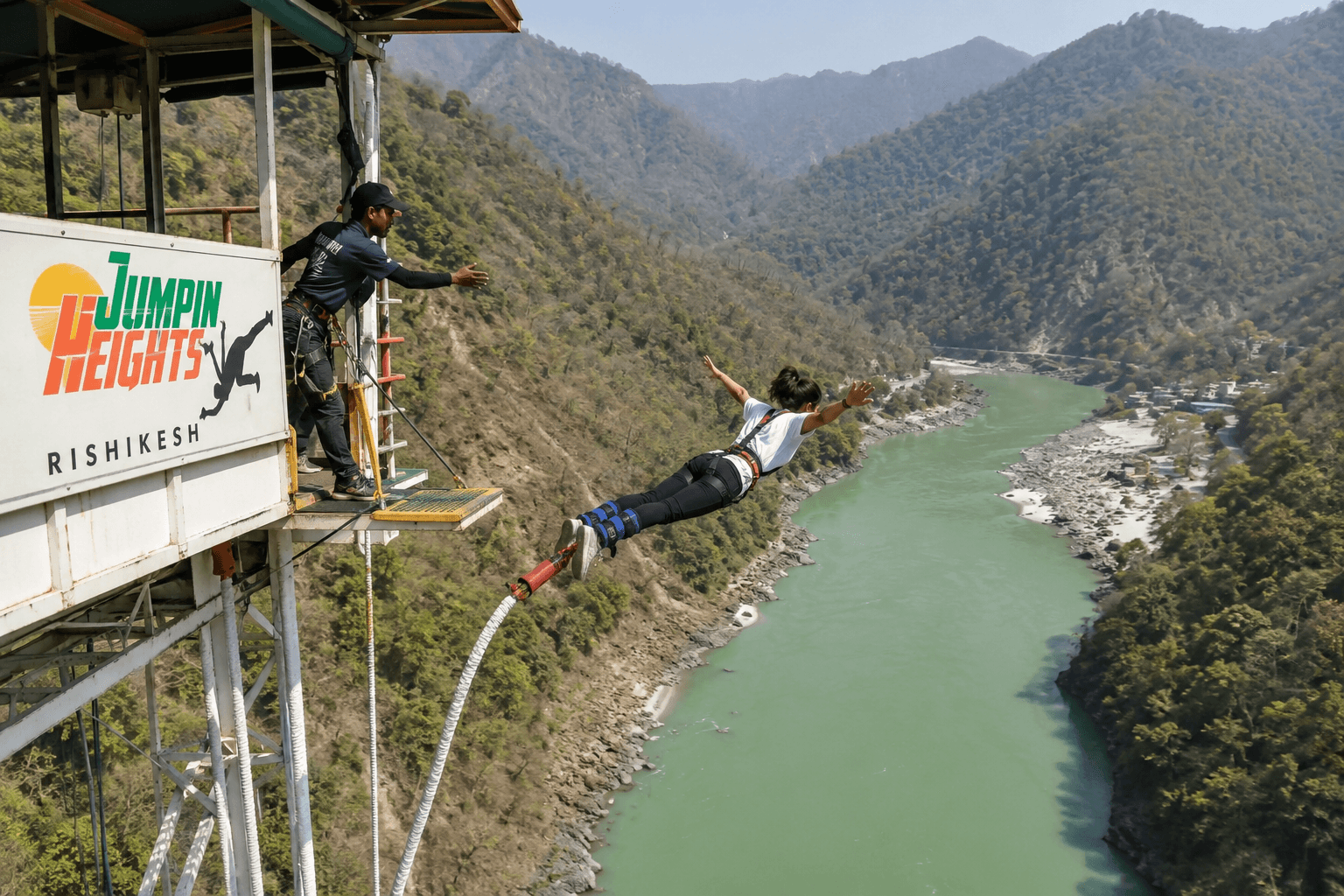 Bungy Jumping in Rishikesh by Jumpin Heights